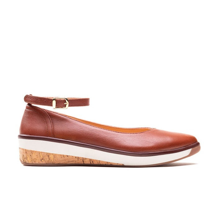 Soleni Shoes | Ruth Flat - Cognac Leather Mary Jane Orthopedic Flat 10 / Brown / Leather Soleni Shoes | Ruth Flat - Cognac Leather Mary Jane Orthopedic Flat 10 / Brown / Leather